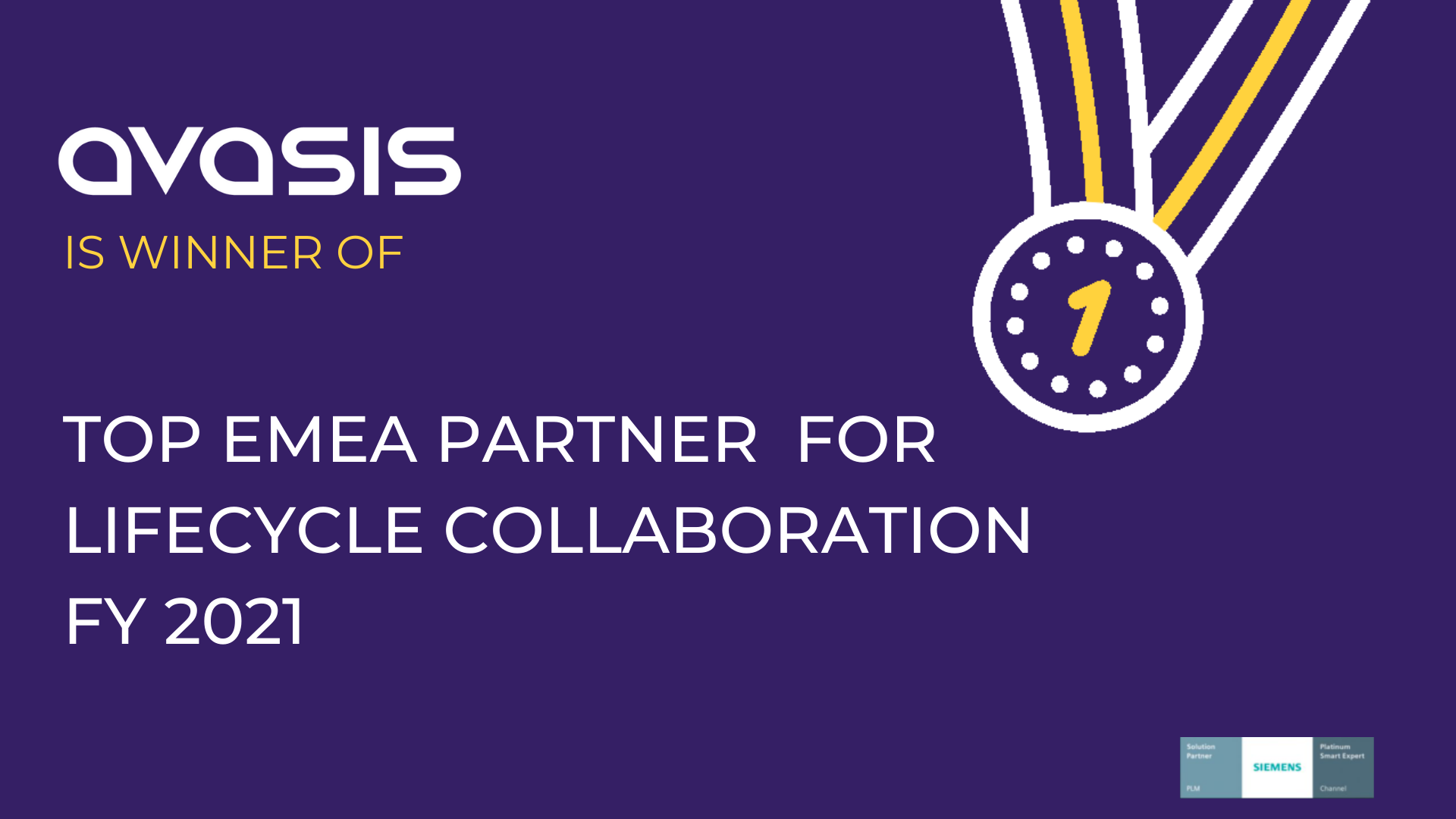 TOP EMEA PARTNER for Lifecycle Collaboration 2021